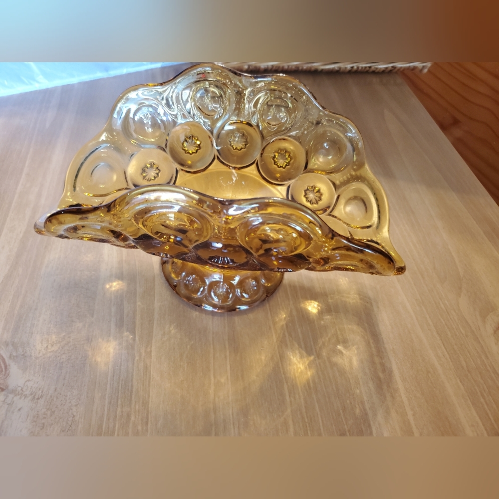 Antique amber glass